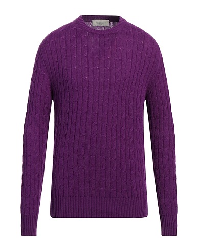 PIACENZA CASHMERE 1733 캐시미어 니트 퍼플 100% 캐시미어