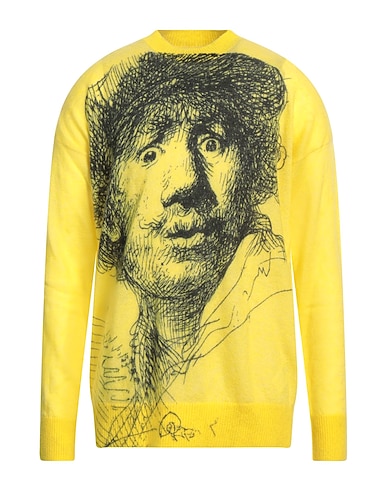 JW ANDERSON Pullover Giallo 52% Lana mohair, 35% Poliammide, 13% Lana Merino