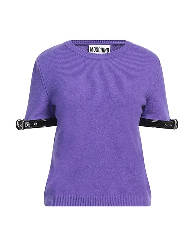 MOSCHINO Maglia in Cachemire COUTURE Viola 90% Cachemire, 10% Lana, Poliammide, Elastan, Resina poliuretanica