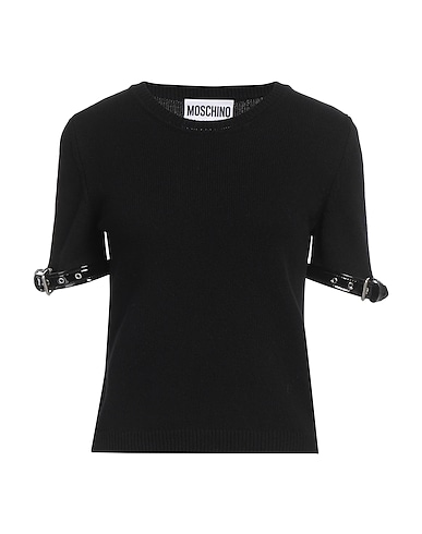 MOSCHINO Sweater COUTURE NERO 90% Cashmere, 10% Wool, Polyamide, Elastane, Polyurethane resin