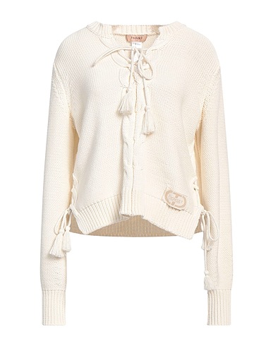 TWINSET Jumper Ivory 72% Cotton, 28% Polyethylene