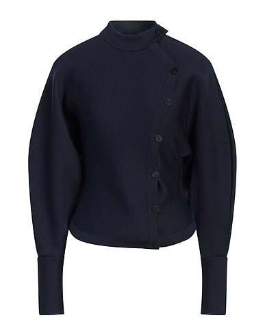 FERRAGAMO Cardigan Navy blue 58% Polyamide, 33% Virgin Wool, 7% Viscose, 2% Elastane