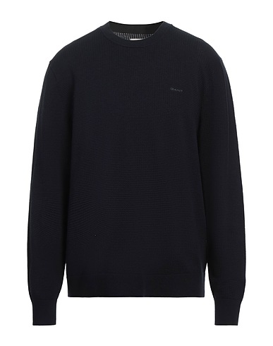 GANT Jumper Midnight blue 100% Cotton