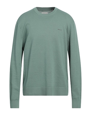 GANT Pullover Verde militare 100% Cotone