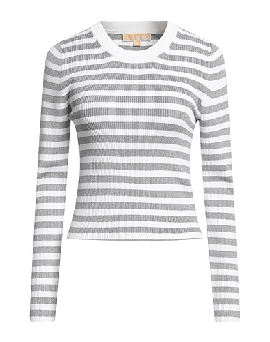 MICHAEL MICHAEL KORS Pullover Weiß 75% Recycelte Viskose, 10% Nylon, 9% Polyester, 5% Metallfaser, 1% Elastan