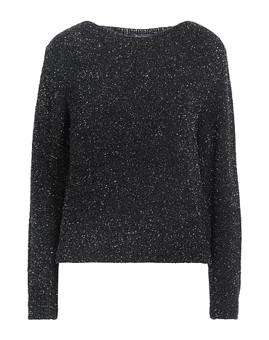 GIULIA VALLI Pullover Schwarz 40% Polyamid, 24% Acryl, 20% Metallisiertes Polyester, 8% Viskose, 8% Wolle