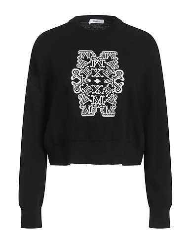 MAX MARA Jumper Black 100% Virgin Wool