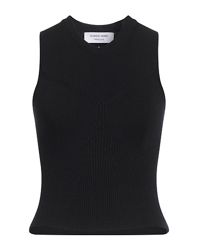 MARINE SERRE Jumper Black 98% Viscose, 2% Elastane