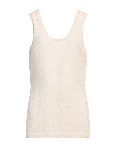 NANUSHKA Top Beige 67% Cotton, 20% Linen, 13% Polyester