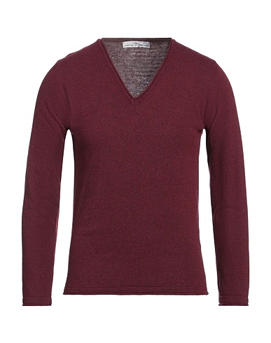 GREY DANIELE ALESSANDRINI Sweater Plum 35% Wool, 30% Viscose, 30% Polyamide, 5% Cashmere