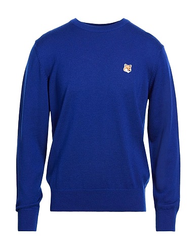 MAISON KITSUNÉ 풀오버 블루 100% 울