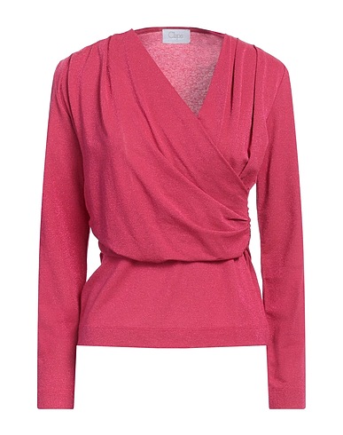 CLIPS MORE Top Magenta 63% Viscose, 16% Polyamide, 16% Polyester, 5% Elastane