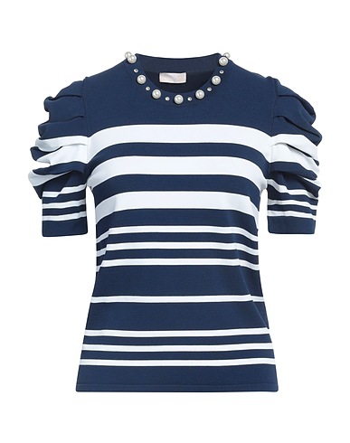 LIU •JO Jumper Midnight blue 72% Viscose, 18% Polyamide, 10% Elastane
