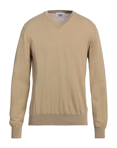 ALPHA STUDIO Pullover Sabbia 100% Cotone