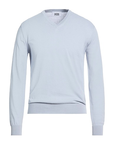 ALPHA STUDIO Jumper Light grey 100% Cotton