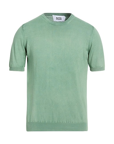 ALPHA STUDIO Jumper Sage green 100% Cotton