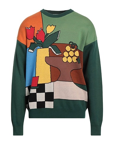 DRÔLE DE MONSIEUR Jumper Green 100% Cotton