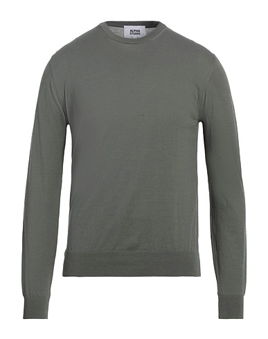 ALPHA STUDIO Sweater Sage green 100% Cotton