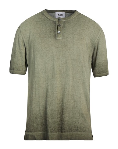 ALPHA STUDIO Jumper Sage green 100% Cotton