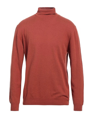 FILIPPO RIBERTI Polo neck Brown 40% Wool, 25% Viscose, 25% Polyamide, 10% Cashmere