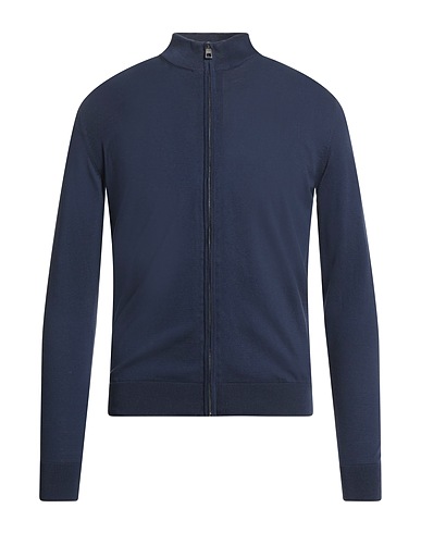 LUIGI BORRELLI NAPOLI Cardigan Blue 100% Cotton
