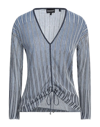 EMPORIO ARMANI Sweater Pastel blue 73% Viscose, 27% Polyester