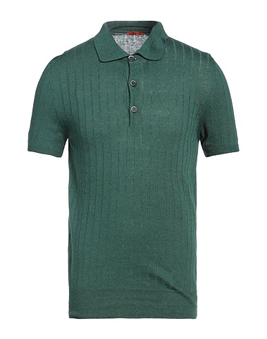 BARENA Jumper Emerald green 65% Linen, 35% Cotton