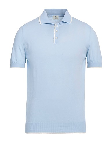 LUIGI BORRELLI NAPOLI Jumper Sky blue 100% Cotton