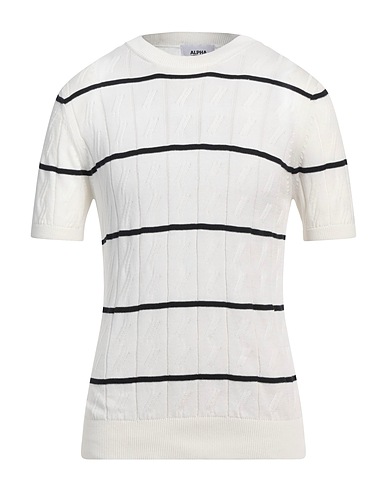 ALPHA STUDIO Jumper White 100% Cotton