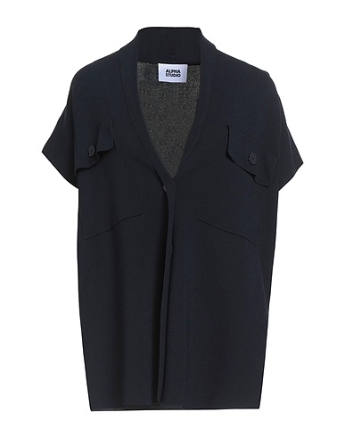 ALPHA STUDIO Cardigan Midnight blue 65% Viscose, 35% Nylon