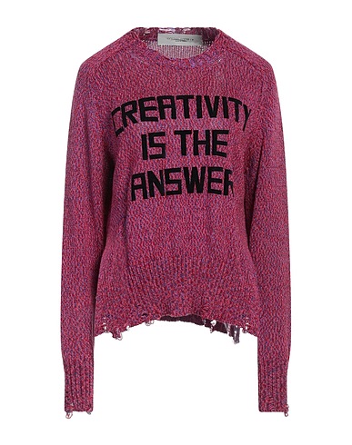 GOLDEN GOOSE Pullover Magenta 100% Baumwolle, Wolle, Viskose, Polyester