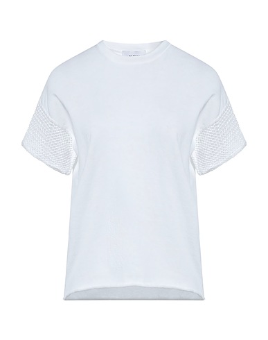 ALPHA STUDIO Pullover Bianco 100% Cotone