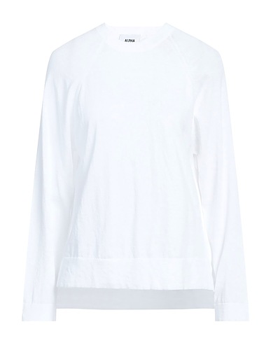 ALPHA STUDIO Jumper White 100% Cotton