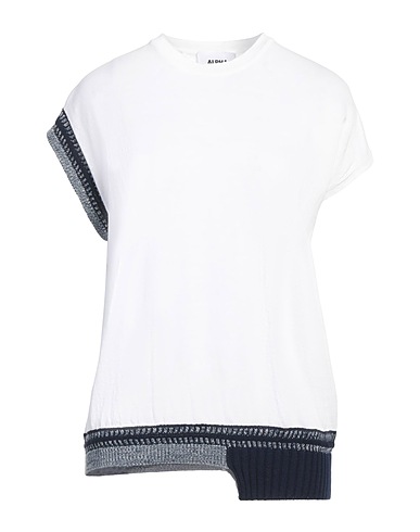 ALPHA STUDIO Jumper White 100% Cotton