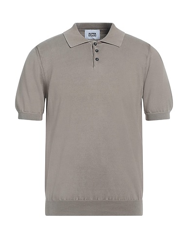 ALPHA STUDIO Jumper Khaki 100% Cotton