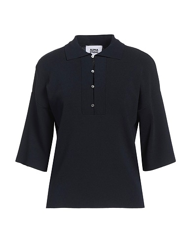 ALPHA STUDIO Jumper Navy blue 65% Viscose, 35% Nylon