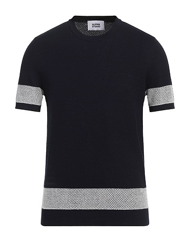 ALPHA STUDIO Pullover Blu notte 100% Cotone