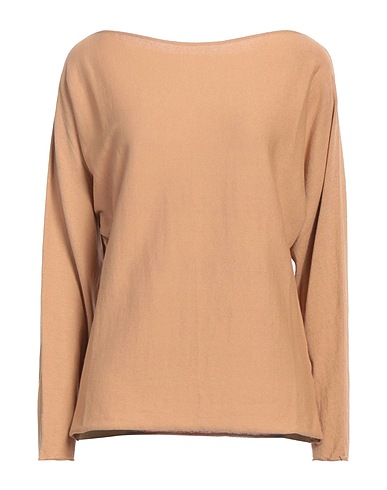 ALPHA STUDIO Jumper Camel 100% Cotton