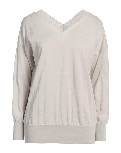 ALPHA STUDIO Jumper Beige 100% Cotton