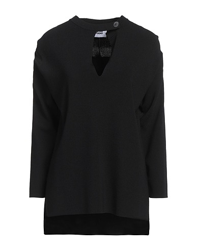 ALPHA STUDIO Pullover Nero 65% Viscosa, 35% Nylon