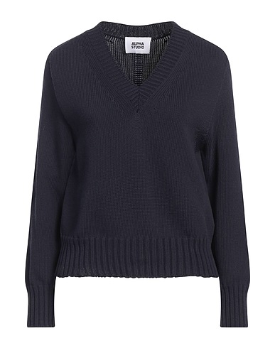 ALPHA STUDIO Jumper Midnight blue 68% Cotton, 32% Polyamide
