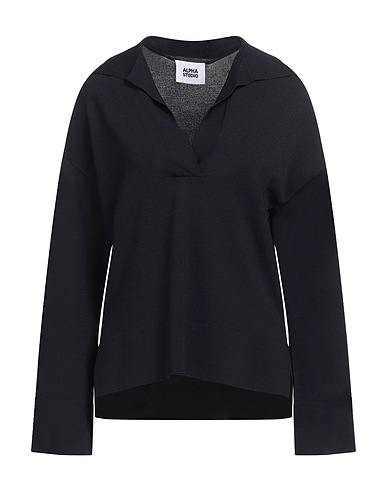 ALPHA STUDIO Jumper Midnight blue 65% Viscose, 35% Nylon