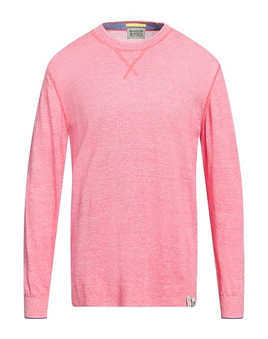 SCOTCH & SODA Sweater Magenta 77% Linen, 23% Cotton