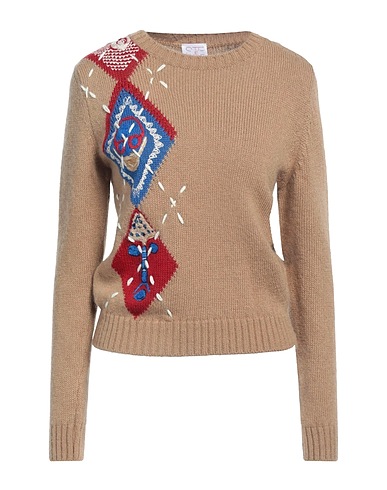 STELLA JEAN Pullover Cammello 48% Lana mohair, 36% Acrilico, 9% Poliammide, 7% Poliestere