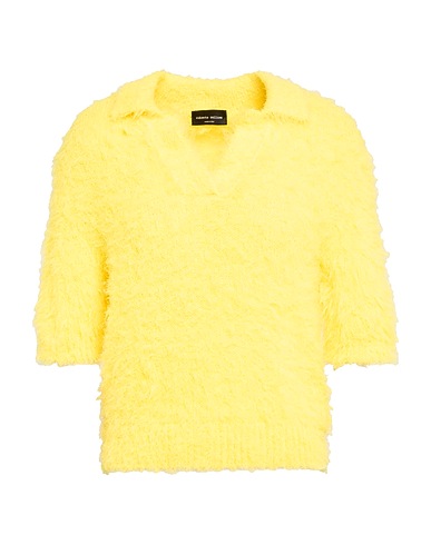 ROBERTO COLLINA Pullover Giallo 58% Cotone, 42% Nylon