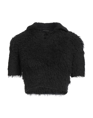 ROBERTO COLLINA Pullover Nero 58% Cotone, 42% Nylon