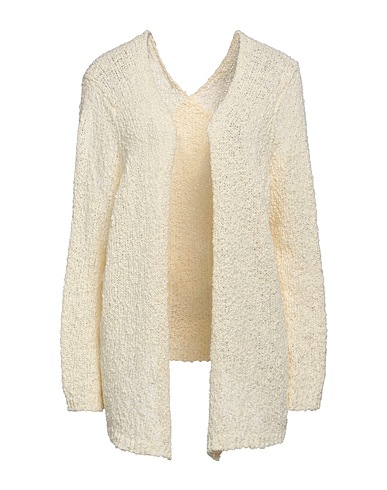 SOLOTRE Cardigan Ivory 82% Cotton, 18% Polyamide