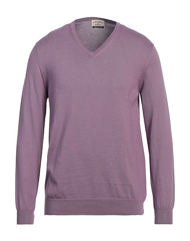 HERITAGE Pullover Malve 100% Baumwolle