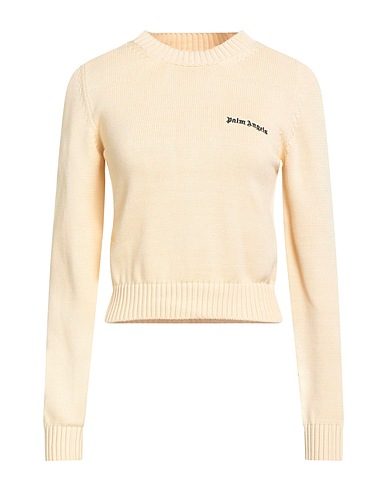 PALM ANGELS Pullover Beige 100% Cotone, Poliestere