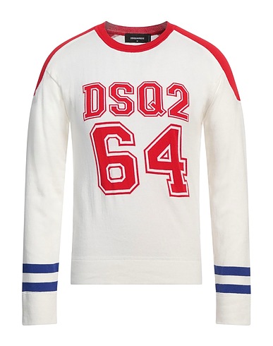 DSQUARED2 Jumper White 100% Cotton
